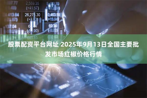 股票配资平台网址 2025年9月13日全国主要批发市场红椒价格行情