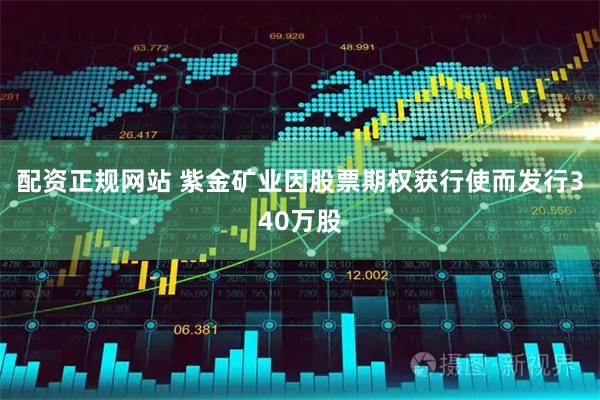 配资正规网站 紫金矿业因股票期权获行使而发行340万股